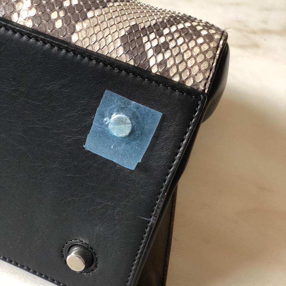 Celine python satchel - Picture 4 of 8